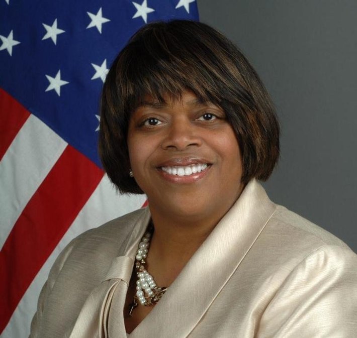 Rev. Suzan Johnson Cook, first African-American and first woman to hold the position of U.S. Ambassador for International Religious Freedom. 